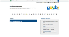 Desktop Screenshot of dominios.governoeletronico.gov.br